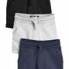 Next Kinder 3 Pack - Jogginghose - Black /blue/grey
