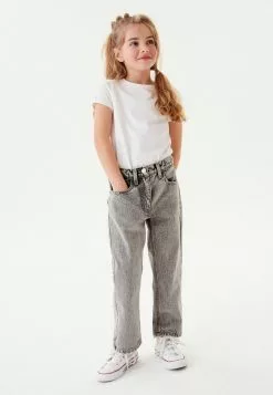 Next Kinder Jeans Straight Leg - Grey Denim