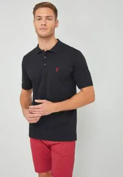 Next Herren PIQUE - Poloshirt - Black