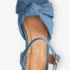 Next Kinder Keilsandalette - Blue Denim