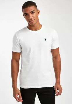 Next Herren FIVE PACK - T-Shirt Print - White -Next Großes Kaufhaus ce73478cabb845099ccda10b5659d52d