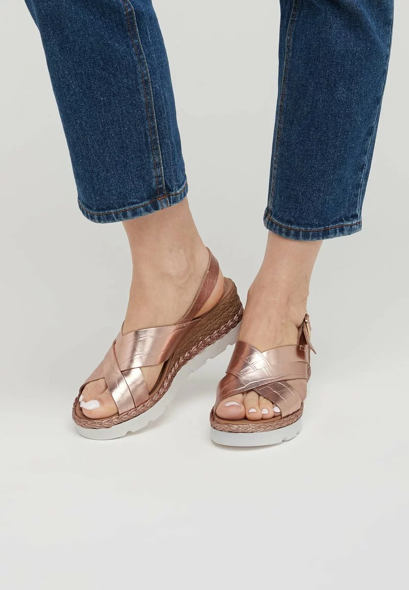 Next CROSS OVER - Espadrille - Gold | Damen 1 Next CROSS OVER - Espadrille - Gold | Damen