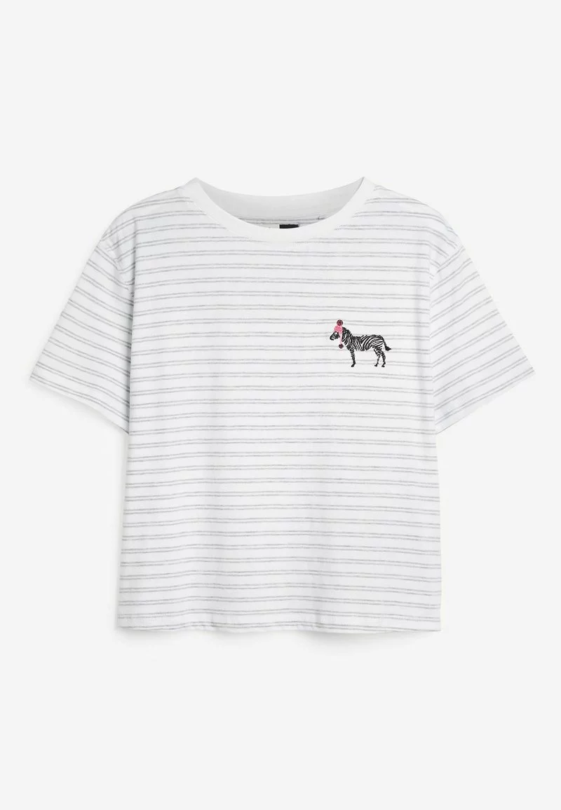 Next Damen Nachtwäsche Set - Grey Zebra 6 Next Damen Nachtwäsche Set - Grey Zebra – Bild 6