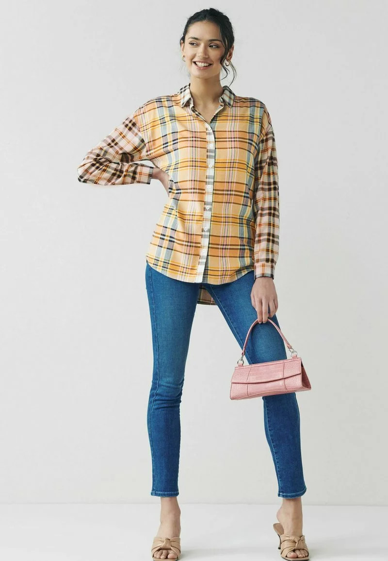 Next Damen Hemdbluse - Brown 1 Next Damen Hemdbluse - Brown