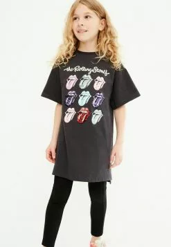 Next ROLLING STONES SEQUIN TONGUES - T-Shirt Print - Grey | Kinder