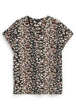 Next Damen Bluse - Neutral Brown Animal Print -Next Großes Kaufhaus cfcf80618c3d4c1588df08a32a0b794a