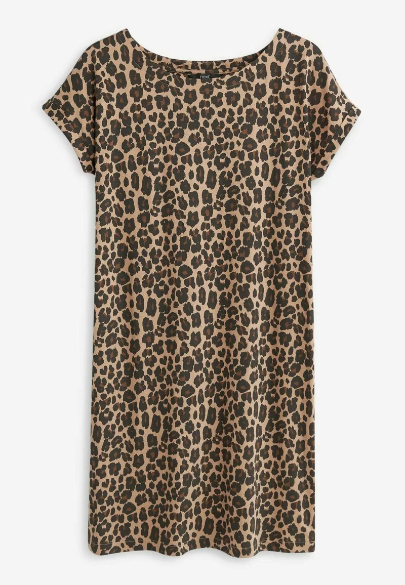Next Damen 2 PACK - Jerseykleid - Black/animal Print 3 Next Damen 2 PACK - Jerseykleid - Black/animal Print – Bild 3