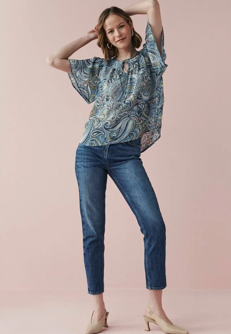 Next Damen FLUTTER - Bluse - Blue Paisley 1 Next Damen FLUTTER - Bluse - Blue Paisley