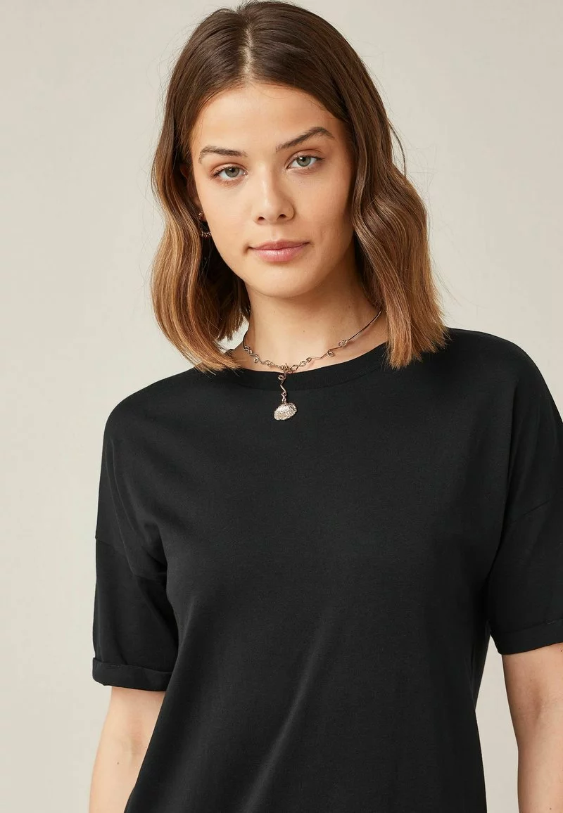 Next Damen SHORT SLEEVE - Jerseykleid - Black 4 Next Damen SHORT SLEEVE - Jerseykleid - Black – Bild 4