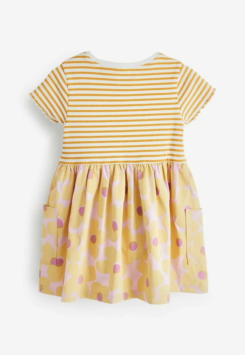 Next Kinder FLORAL STRIPE DRESS - Freizeitkleid - Lilac Purple Yellow 2 Next Kinder FLORAL STRIPE DRESS - Freizeitkleid - Lilac Purple Yellow – Bild 2