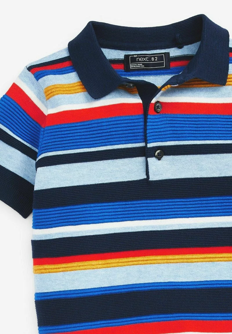 Next Kinder STRIPE - Poloshirt - Blue/red/yellow 3 Next Kinder STRIPE - Poloshirt - Blue/red/yellow – Bild 3