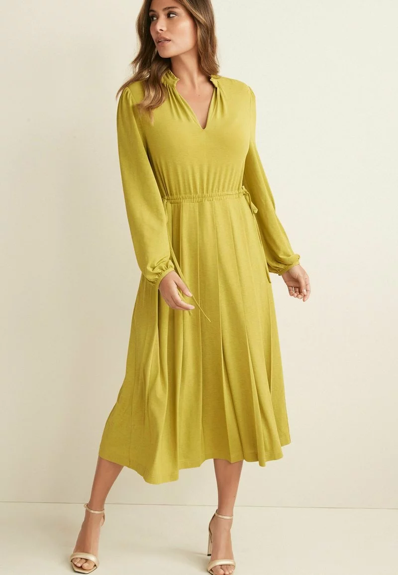 Next Damen LONG SLEEVE - Freizeitkleid - Light Green 1 Next Damen LONG SLEEVE - Freizeitkleid - Light Green