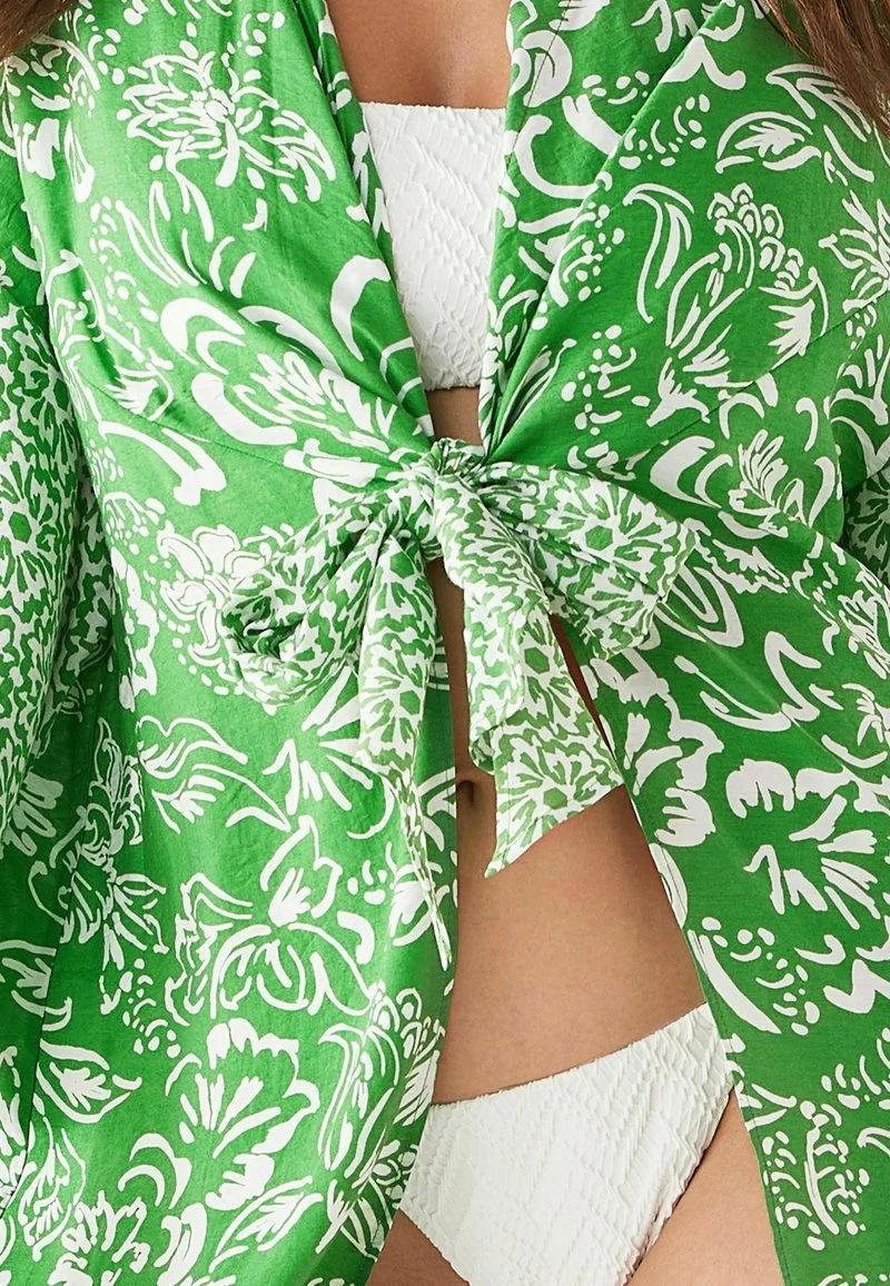 Next TIE FRONT - Strandaccessoire - Green Floral | Damen 2 Next TIE FRONT - Strandaccessoire - Green Floral | Damen – Bild 2