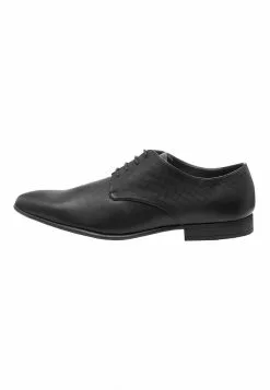 Next Herren TAN TEXTURED DERBY SHOE - Business-Schnürer - Black