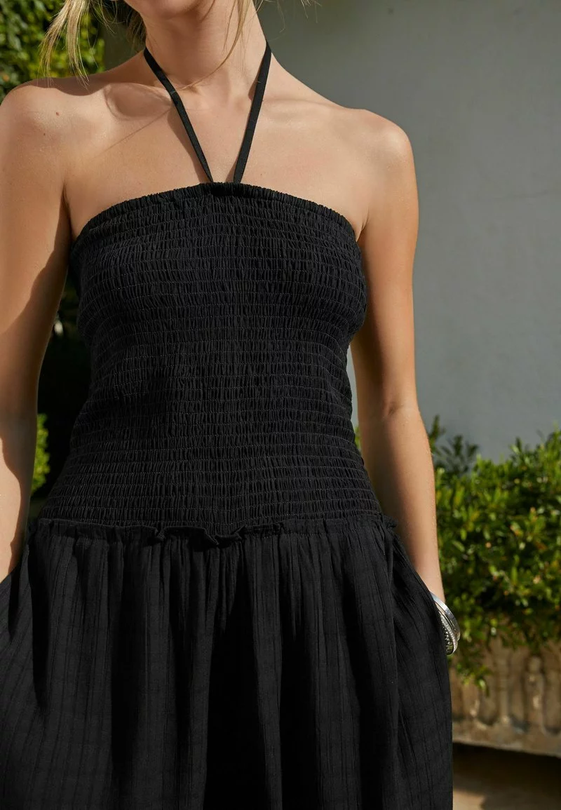 Next Damen SHIRRED - Jumpsuit - Black 4 Next Damen SHIRRED - Jumpsuit - Black – Bild 4