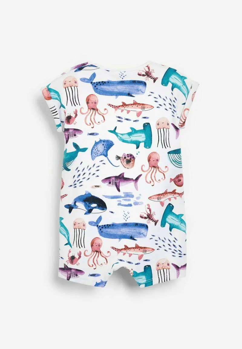 Next Kinder SINGLE - Jumpsuit - Blue White Sealife Print 3 Next Kinder SINGLE - Jumpsuit - Blue White Sealife Print – Bild 3