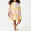 Next Kinder JACQUARD TIERED - Freizeitkleid - Pink