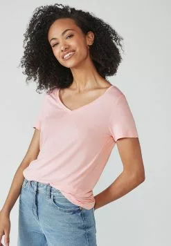 Next Damen SLOUCH - T-Shirt Basic - Light Pink