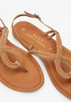 Next ROSE GOLD REGULAR/WIDE FIT FOREVER COMFORTÂ® DOUBLE PLAIT TOE TH - Zehentrenner - Brown | Damen -Next Großes Kaufhaus d4d03335684a4f4b88f2ad6e1151c7d8