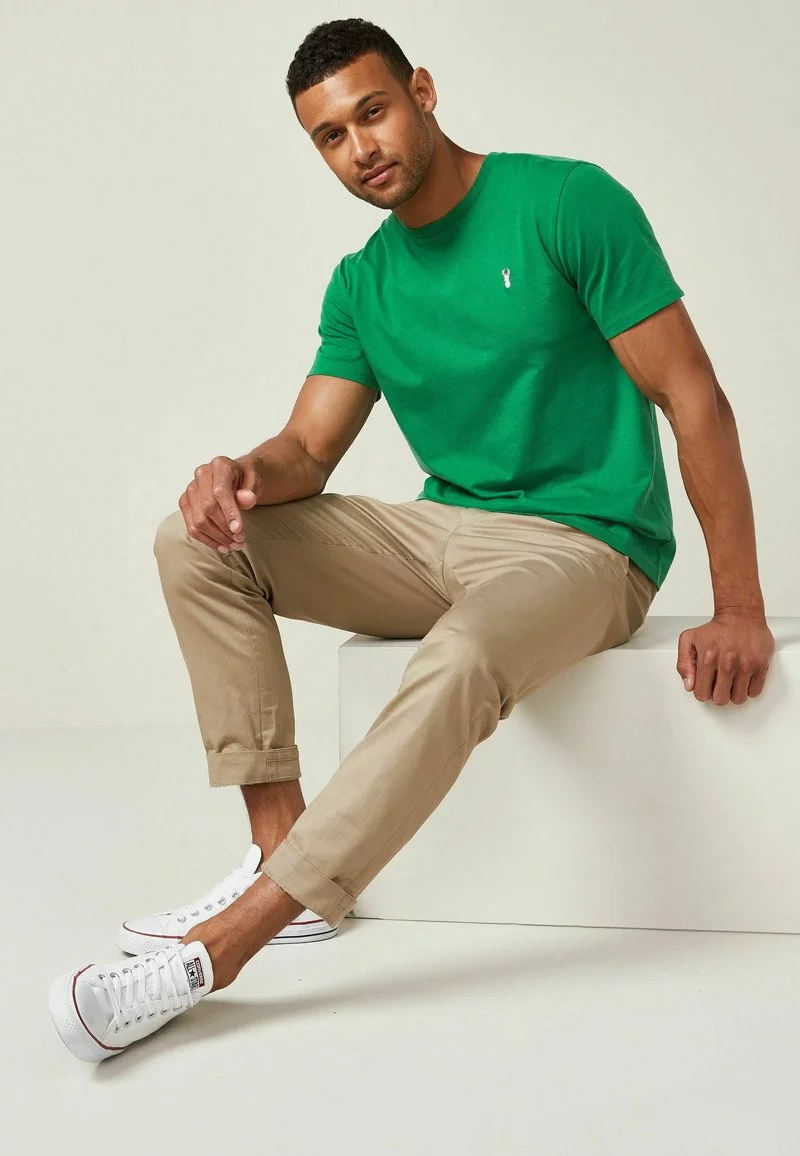 Next Herren STAG - T-Shirt Basic - Green 3 Next Herren STAG - T-Shirt Basic - Green – Bild 3