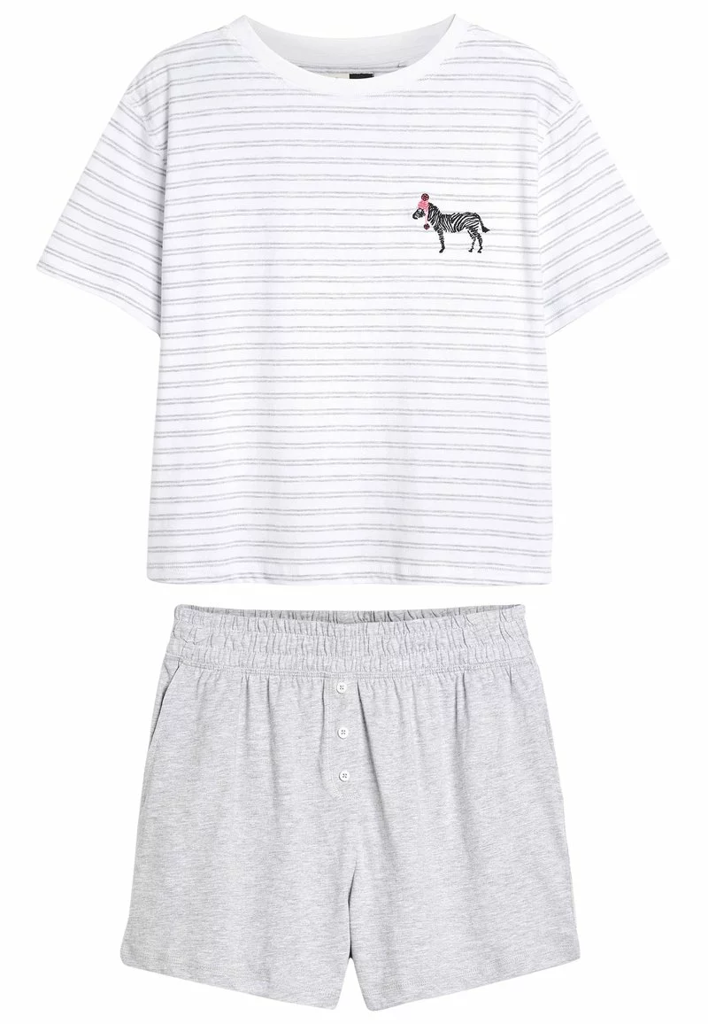 Next Damen Nachtwäsche Set - Grey Zebra 5 Next Damen Nachtwäsche Set - Grey Zebra – Bild 5