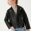 Next Kinder Kunstlederjacke - Black