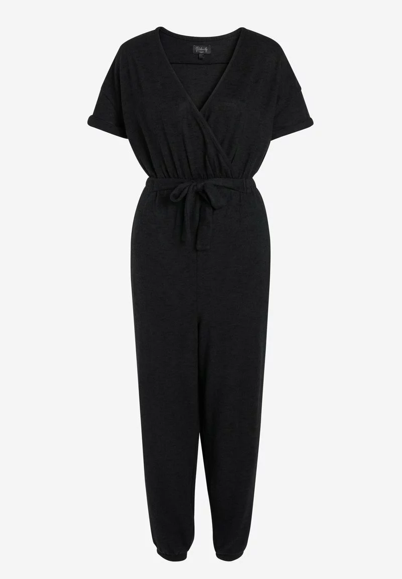 Next Damen MATERNITY LOUNGE - Jumpsuit - Black 4 Next Damen MATERNITY LOUNGE - Jumpsuit - Black – Bild 4
