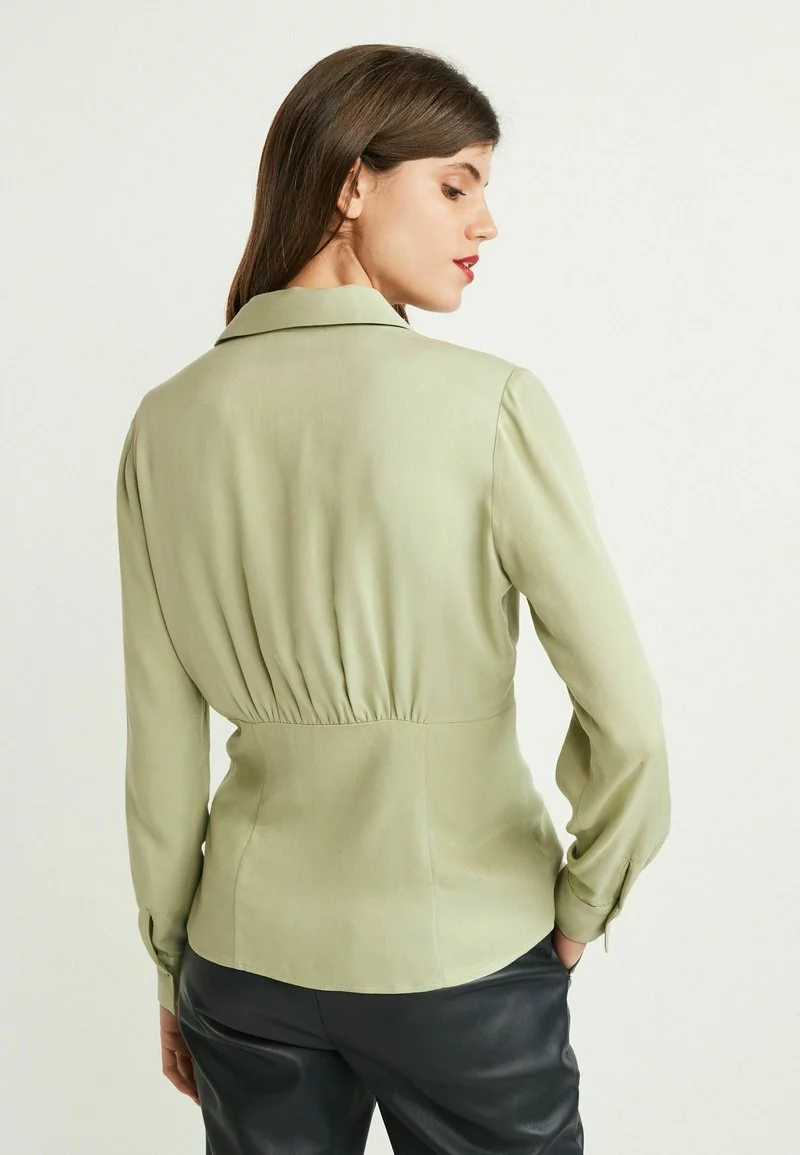 Next Damen SLIM - Hemdbluse - Sage Green 3 Next Damen SLIM - Hemdbluse - Sage Green – Bild 3