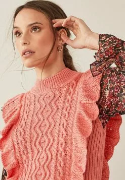 Next Damen FRILL TANK - Top - Pink -Next Großes Kaufhaus d68b5f8c898f428d9a9dc9a063f3b2c6