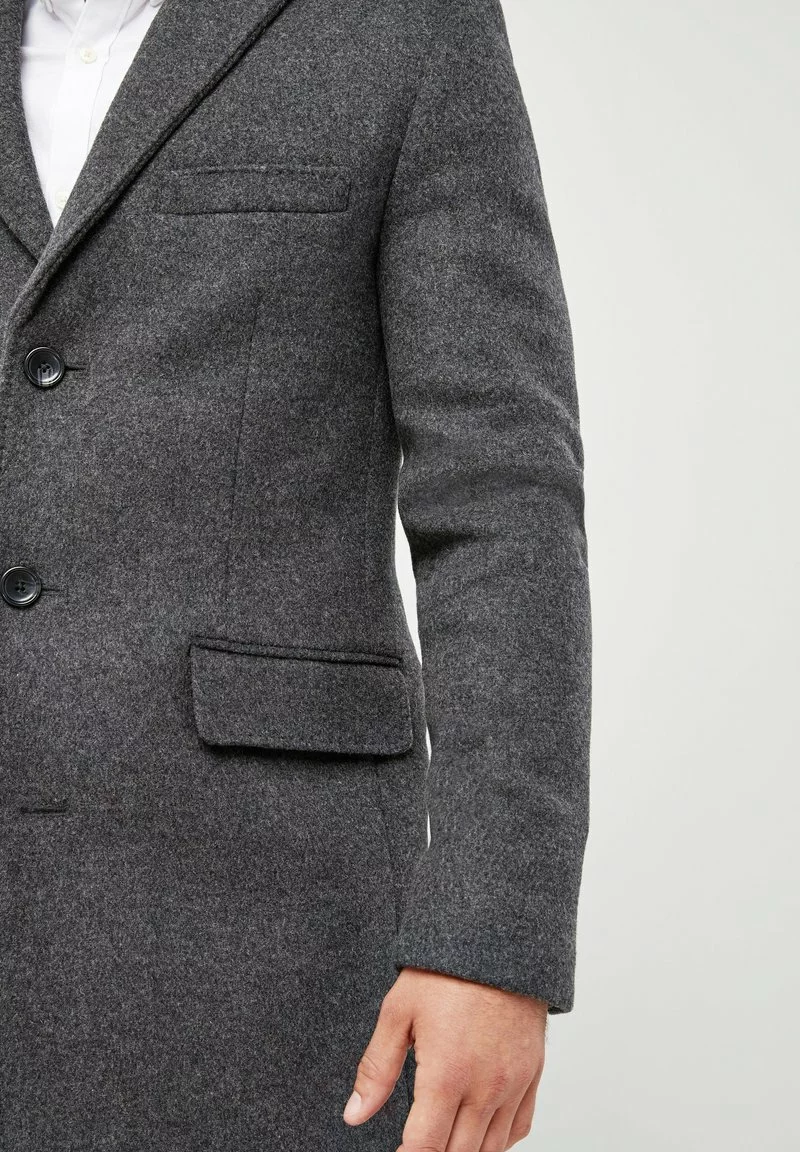 Next Herren SIGNATURE EPSOM - Klassischer Mantel - Charcoal 3 Next Herren SIGNATURE EPSOM - Klassischer Mantel - Charcoal – Bild 3