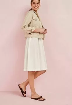 Next Damen Jeansjacke - Neutral Cream