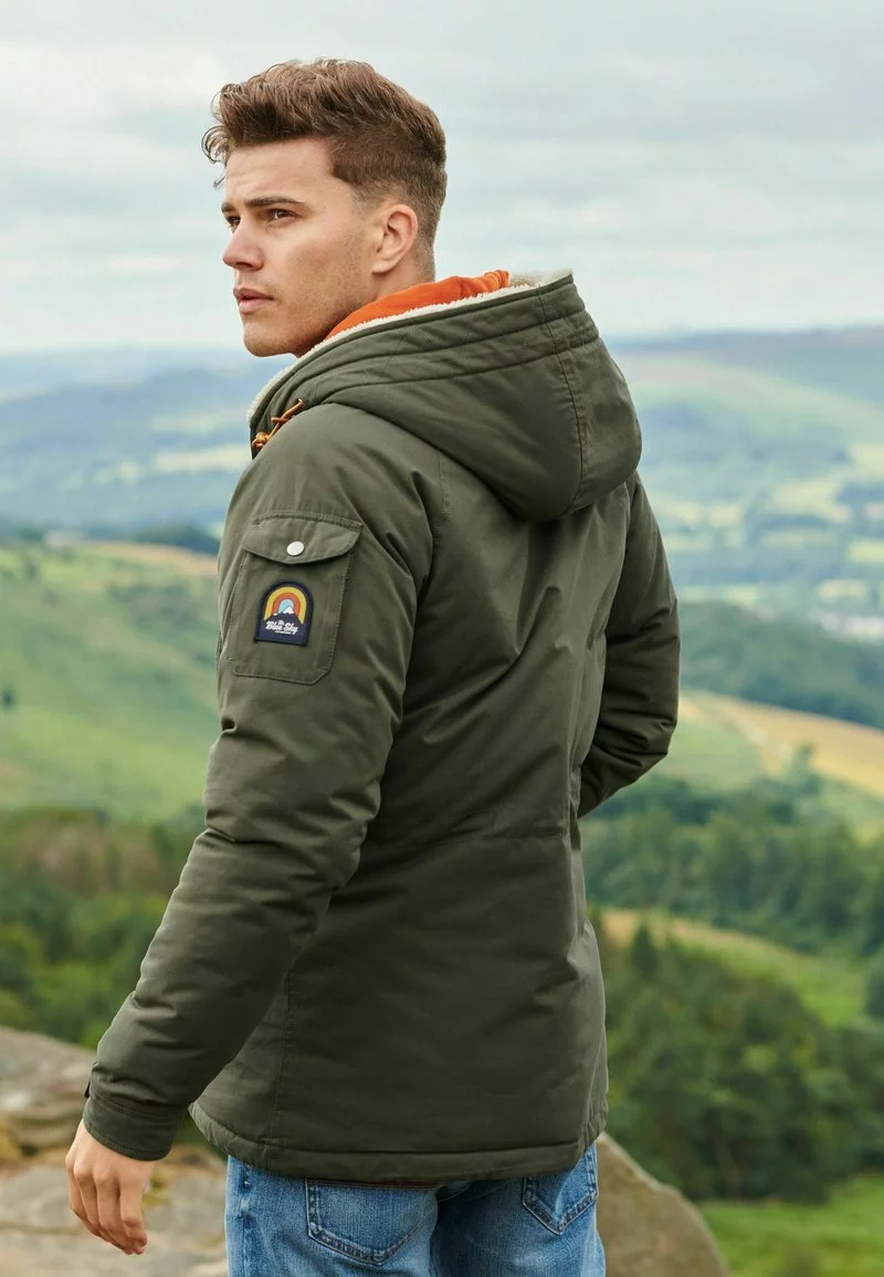 Next Herren Winterjacke - Khaki 2 Next Herren Winterjacke - Khaki – Bild 2