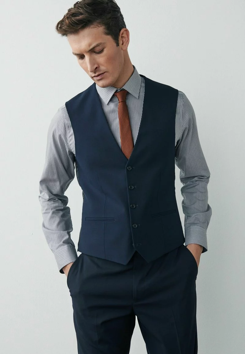 Next Herren MOTION FLEX - Anzugweste - Navy Blue 1 Next Herren MOTION FLEX - Anzugweste - Navy Blue