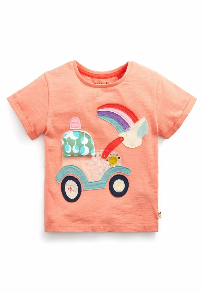 Next Kinder APPLIQUÉ - T-Shirt Print - Orange 2 Next Kinder APPLIQUÉ - T-Shirt Print - Orange – Bild 2