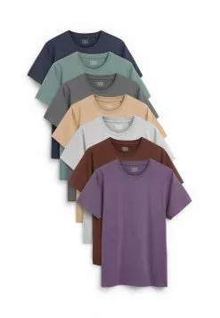 Next Herren 7 PACK - T-Shirt Basic - Blue -Next Großes Kaufhaus dae405e4270f4be99fe3e7971a36fc59
