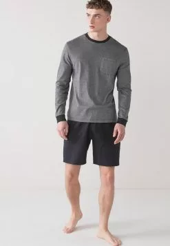 Next Herren Nachtwäsche Shirt - Grey