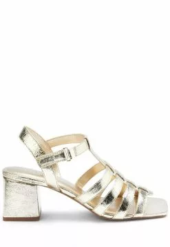 Next FOREVER COMFORT GLADIATOR BLOCK - Riemensandalette - Gold | Damen