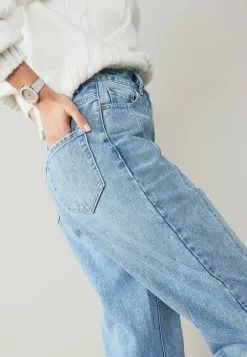 Next Damen Jeans Straight Leg - Blue