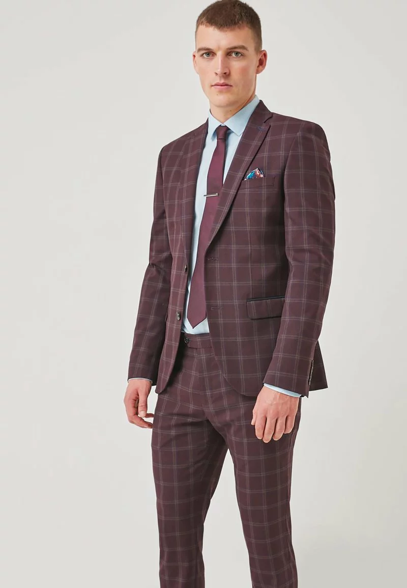 Next Herren Anzugsakko - Dark Purple 1 Next Herren Anzugsakko - Dark Purple