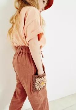 Next Kinder CROCHET POCKET - Stoffhose - Rust Brown -Next Großes Kaufhaus dc37df79e00643cc97f0c42c54e68df7