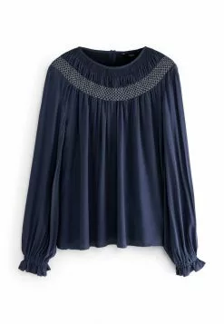 Next Damen SMOCK DETAIL - Bluse - Dark Blue 7 Next Damen SMOCK DETAIL - Bluse - Dark Blue -Next Großes Kaufhaus dc6182e76e2d4f589befd0a1f5467c72