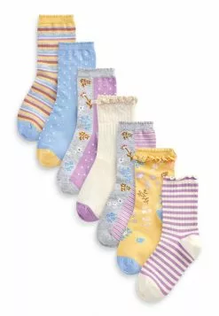 Next Kinder FLORAL 7 PACK - Socken - Multi-coloured
