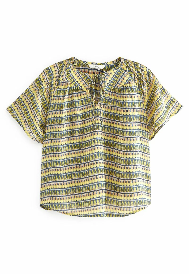 Next Damen FLUTTER - Bluse - Yellow Geo Print 4 Next Damen FLUTTER - Bluse - Yellow Geo Print – Bild 4