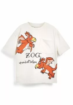 Next ZOG SHORT SLEEVE - T-Shirt Print - White | Kinder