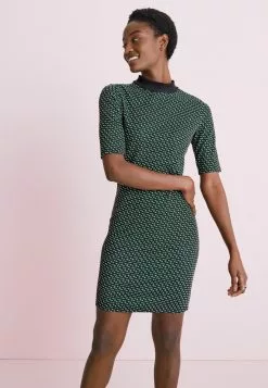 Next SHORT SLEEVE MINI - Strickkleid - Green | Damen