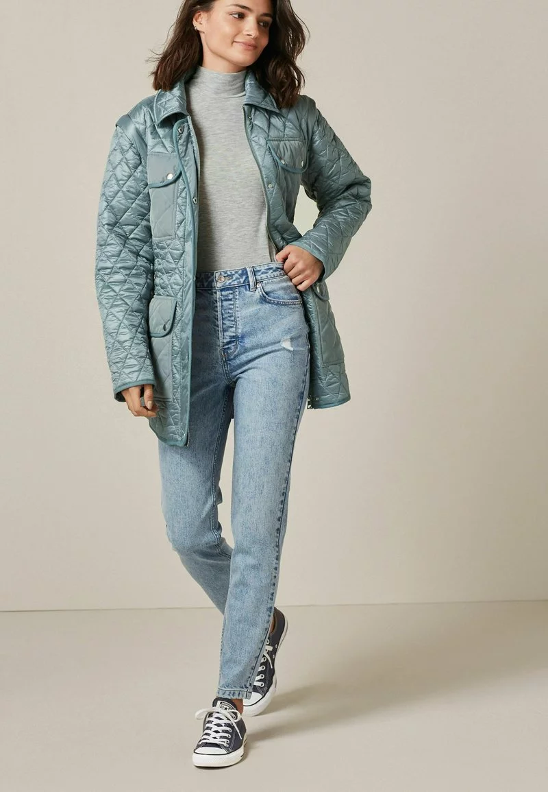 Next Damen 2 IN 1 ZIP OFF SLEEVE - Wintermantel - Blue 1 Next Damen 2 IN 1 ZIP OFF SLEEVE - Wintermantel - Blue