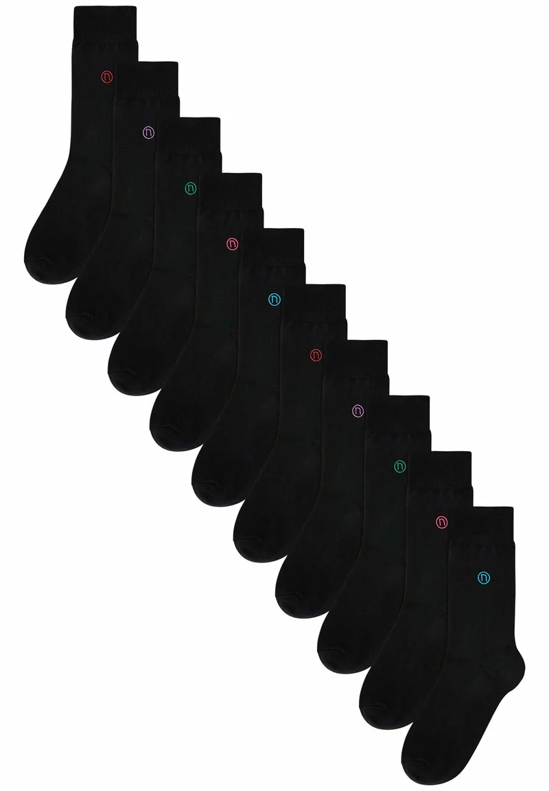 Next Herren 10 PACK - Socken - Black 1 Next Herren 10 PACK - Socken - Black