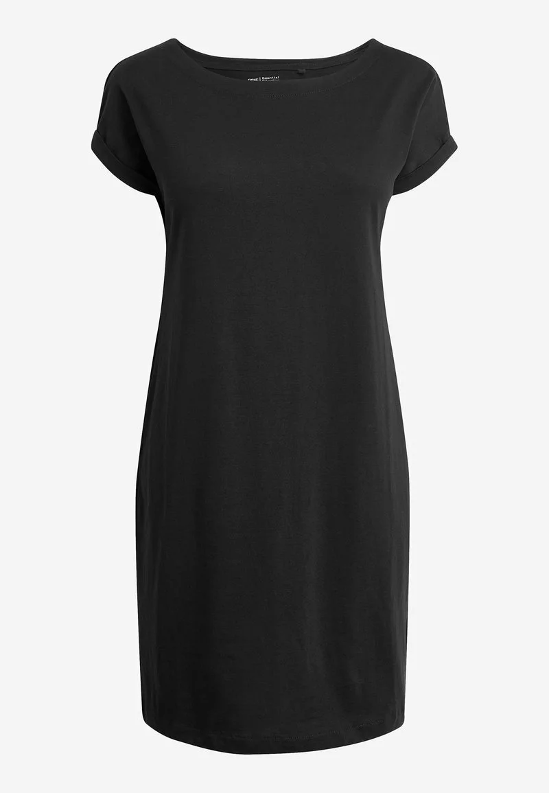 Next Damen RELAXED CAPPED SLEEVE - Strandaccessoire - Black 4 Next Damen RELAXED CAPPED SLEEVE - Strandaccessoire - Black – Bild 4