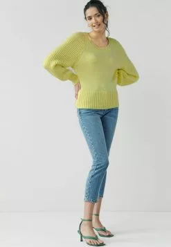 Next Damen VOOP NECK - Strickpullover - Green