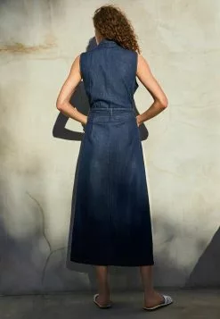 Next Damen SLEEVELESS BELTED - Jeanskleid - Rinse Blue -Next Großes Kaufhaus dedf1d45d5ac41048fcb46087a402d9c